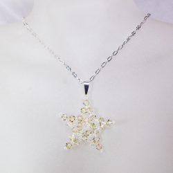 Pendant 45cm - Lyra-Silver Chain - Pendant 45cm - Laiton argenté